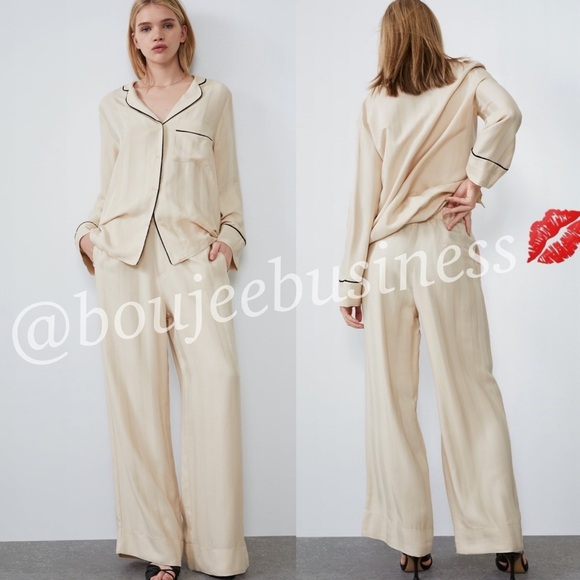 ZARA Pajama Pants - Picture 2 of 5